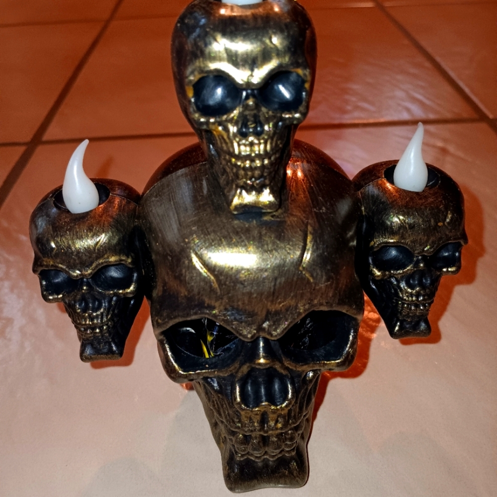 Halloween Fun Skelton incense burner